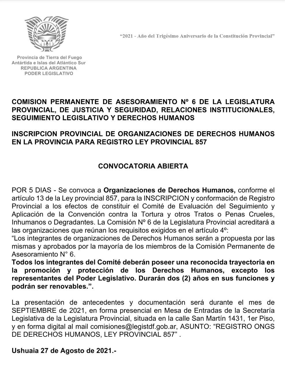 Convocatoria